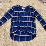 Holding Horses Anthropologie  flannel blouse size 8 Photo 0