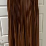 Prómesa Promesa | Elegant Brown Pleated Skirt Photo 0
