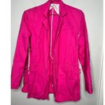 EUDON CHOI Collective Hot Pink Oversized Side Cutout Ring Blazer Coat Size 0 Photo 3