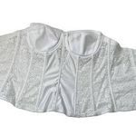 Dominique Colette Underwire Strapless Bustier 8949 White Size 40C Photo 1