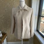 Alfred Dunner Cream Beige Boucle Blaze Jacket Size 8 Photo 1