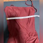 Tiger Mist  Sleeveless Ruched Formal Mini Dress Tie Back Women’s M NWOT Photo 6