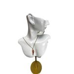 Enamel KOI Gold Fish Moveable Articulated Pendant Charm Cloisonné Orange Photo 6