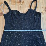 Lulus NWT  A-Lister Black Rhinestone Bustier Maxi Dress Photo 8