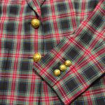 J.Crew NWT Shrunken Blazer in Red Green Black Stewart Tartan Plaid Wool Jacket 8 Photo 4