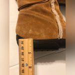Aerosoles suede tan mid calf zip up boots women size 9M Photo 4