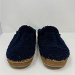 L.L. Bean Cozy Slide Fleece Slippers Size 7 Blue Photo 5