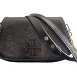 Tory Burch Mini Britten Crossbody Black Patent Leather with Gold Hardware Photo 0