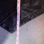 W By Worth  Black Leather Studded Motorcycle Vest Top Size 8 M Photo 10