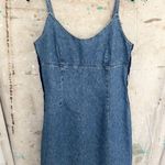 Vintage Express Denim Midi Dress Blue Size M Photo 0