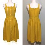 Modcloth NWT About Your Outfit Mustard White Dress Photo 2