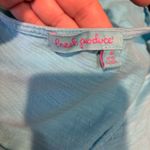 Fresh Produce ‎ Swimming Pool BLUE MELODY Slub Cotton Flounce Dress Size Medium Photo 2