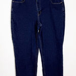 American Eagle Mom Jeans Size 18 Regular Dark Wash High Rise Stretch Photo 0