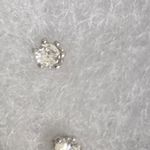 Antian Accessories™ 3 Pair Earring Set Pearl Hoops Star Zircon Studs CZ Silver Photo 2