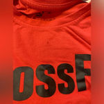 Reebok  Women's Large Red Crossfit Speedwick‎ Fitted Short Sleeve Workout T-Shirt Photo 5
