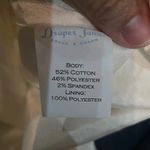 Draper James  White Jeweled Sleeveless Split Neck Top size Small Holiday Wedding Photo 3