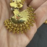 Beautiful Indian Pakistani Earrings/Wedding Peacock New Design Earrings Gold Photo 4