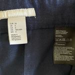 H&M Chambray Blue Pleated Front Mini Skirt Size 6 Business Casual Chic Pockets Photo 3