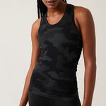 Athleta New S Momentum Tank Camo Black Small Photo 0
