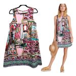 Anthropologie By Amelia Italy Amalfi Coast Print Shift Dress Size Small Photo 1