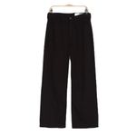 Rag and Bone  Lori Mid-rise Wide Leg Pants 25 Black Denim‎ Photo 2