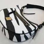 Dooney & Bourke Authentic leather Zebra Print zip top shoulder Bag Photo 0