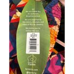 Farm Rio  Lindeza Grafica Smocked Crop Top Size Small Brand New Photo 2