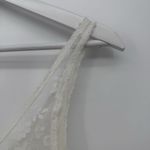 JCPenney Vintage Fantasia Ivory Lace Tank Top USA Size 34 Lace White Photo 3