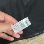 Black Women's corset type button shapewear top. Sheer Large Photo 2