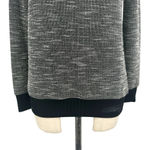 Koral  Breach Open Front Pullover Sweater Slub Gray Black‎ Size Small Photo 4