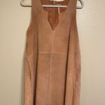 Free People Retro Love Suede Leather Dress Photo 3