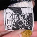 Freedom Fashions vintage blue floral button down maxi skirt Size M Photo 5