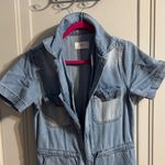 KanCan Light Blue Denim Women’s Jumpsuit Size L Photo 2