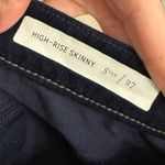 Pilcro ANTHROPOLOGIE  Women’s Navy Blue Corduroy High Rise Skinny Pants Size 27 Photo 3