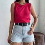 Current/Elliott NWT Current Elliott linen cotton tied up muscle tank top Photo 1