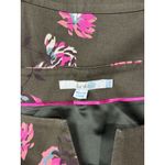 Boden Olive Floral Cap Sleeve Sheath Elegant Dress Size US 18 L Pink Green Midi Photo 1