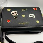 Karl Lagerfeld NEW!  Paris Connie Leather Crossbody Shoulder Bag Photo 1