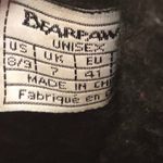 BEARPAW  Black Suede Boots Wool Lining Size 8 Photo 5