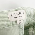 Anthropologie Pilcro for The Yaya Corduroy Mid Rise Crop Flare Lime Green 24P Photo 9