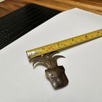 Handmade Hand Crafted Artist Signed Flower In A Pot Brooch Pin Photo 4