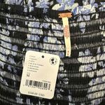 Free People Long Sleeve Jaymes Square Neck Midi Dress Size M Medium Blue Floral Photo 7