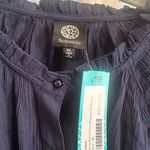 Bobeau  Navy Blue Blouse Photo 5