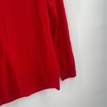 Trina Turk Sweater Size Medium Wool Blend NWT Red Cowl Neck Long Sleeve Winter Photo 7