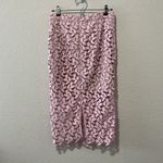 Bardot  Flora Lace Floral Pencil Skirt in Dusty Pink, Size 6/S Photo 3
