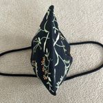 Black Fabric Floral Embroidered Shoulder Bag Photo 5