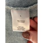 Torn By Ronny Kobo  Denim Dress Size Large Photo 4