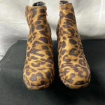 Rampage  WO SIZE 8  ANIMAL PRINT WEDGE HEEL ANKLE BOOT SIDE ZIPPER CLEAN Photo 7