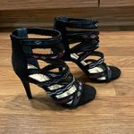 Jessica Simpson  boho western black heels size 6 Photo 1