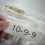 Madewell  Jeans Womens 26 White 10" High-Rise Skinny‎ Button Fly Raw Hem Step Hem Photo 3