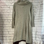 Sparrow Anthropologie Sweater Dress‎ Cowl Neck Lambs Wool Cashmere Oversized XS Gray Photo 4